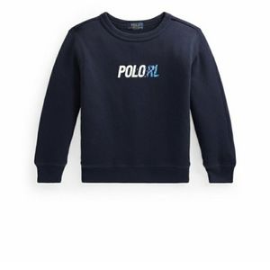NWT Polo Ralph Lauren Little Boys Fleece Graphic Sweatshirt  - Cruise Navy